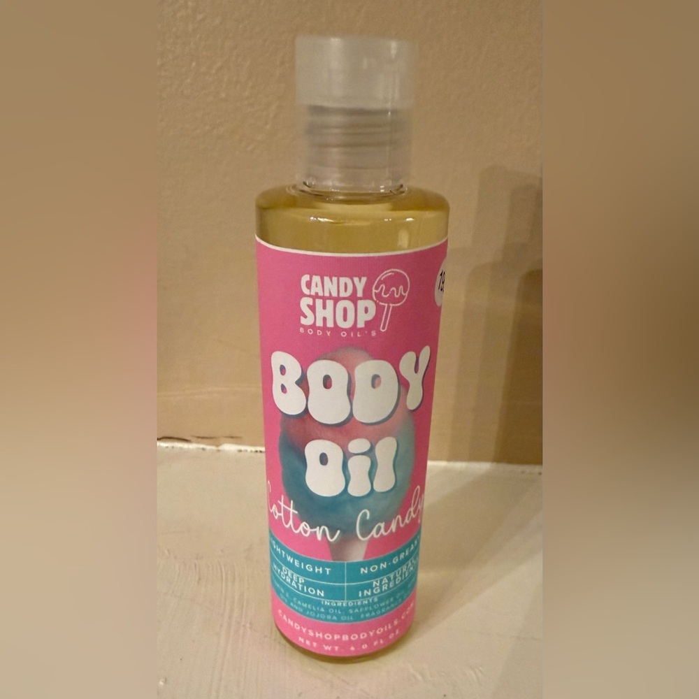 Cotton Candy Body Oil - Pink and Blue